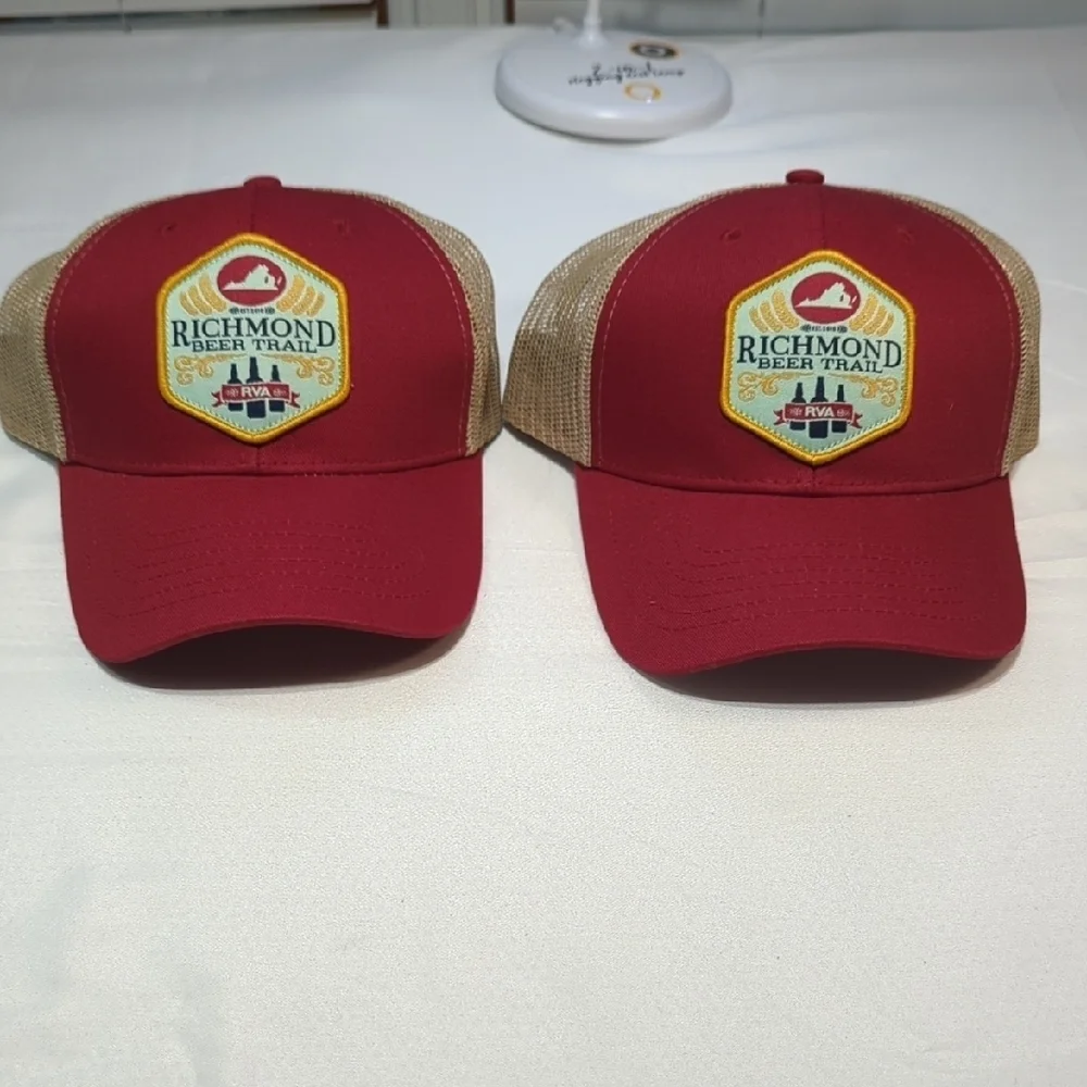 Richmond Beer Trail Red and Tan Hat